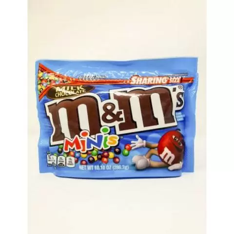 M&M'S CHOCLATE MINIS CANDY SHARING SIZE BAG - 10.10oz BAG