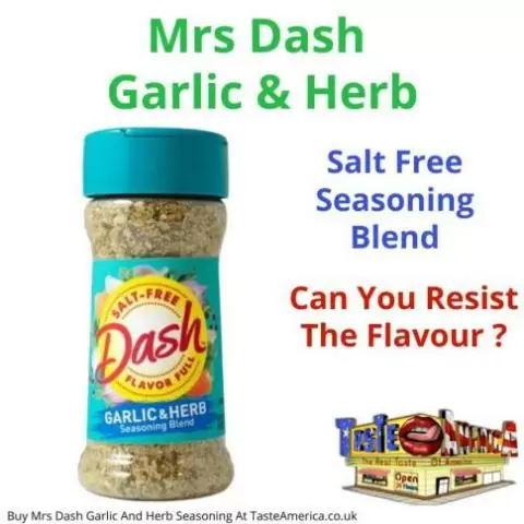3 Shakers) Mrs Dash Flavor Full Salt Free Garlic & Herb Seasoning Blend  2.5oz 