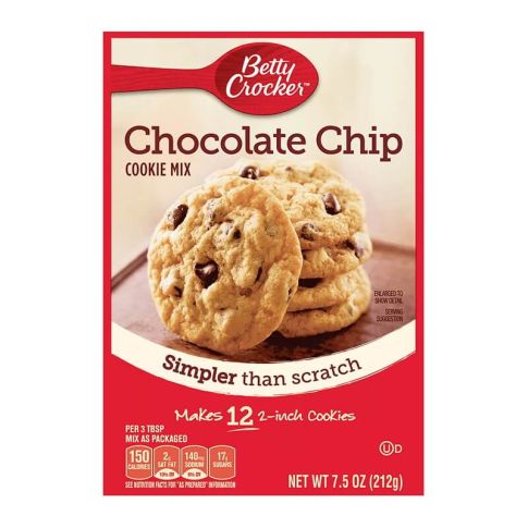 Betty Crocker Chocolate Chip Cookie Mix 212g : Taste America